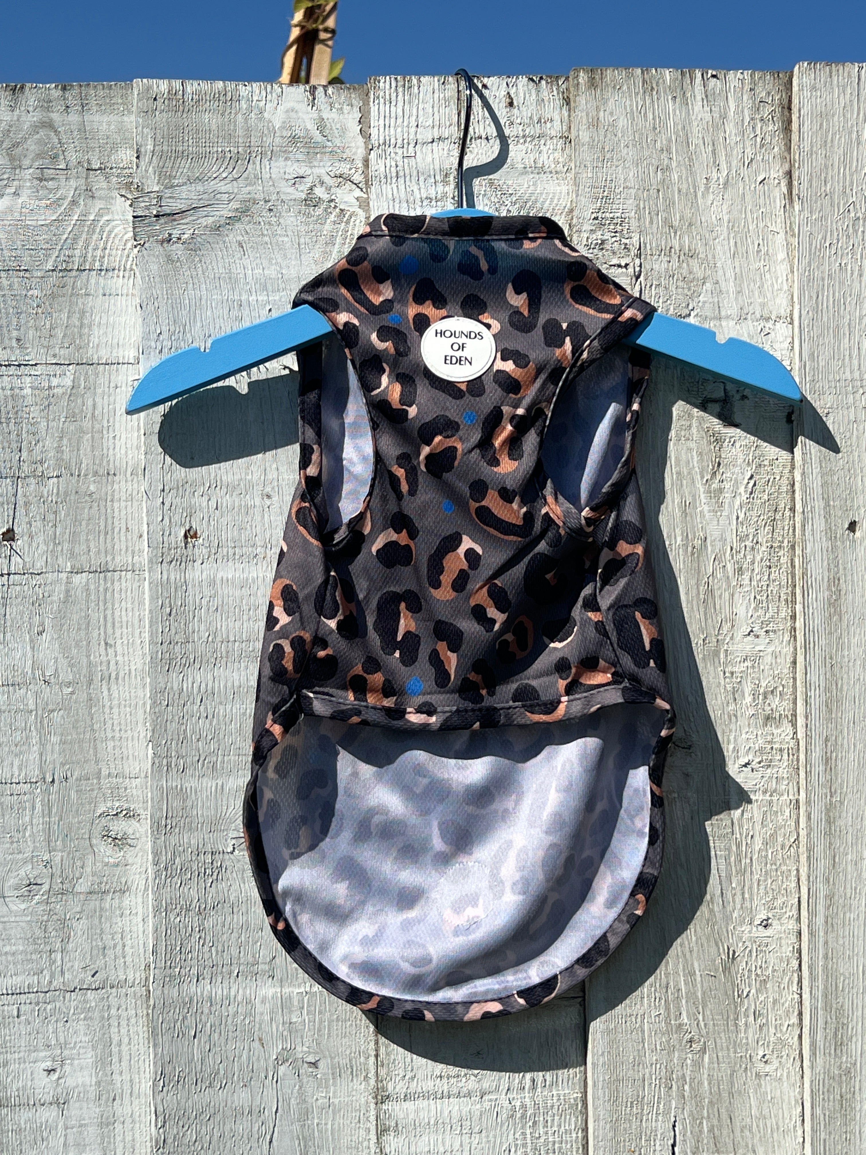 Steel Leopard Dog Cooling Vest