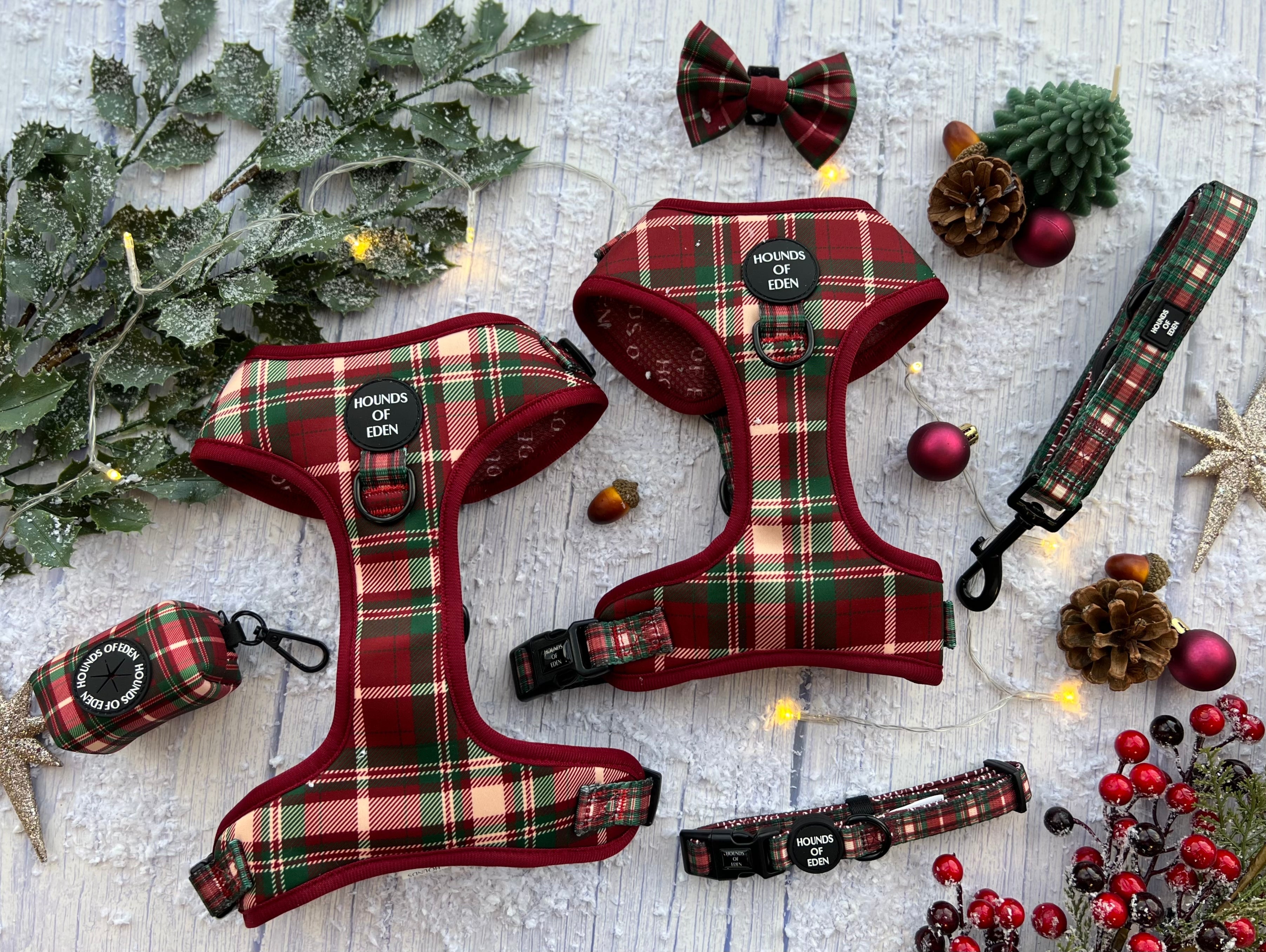 Tartan Me Up - Red & Cream Tartan Dog Snood