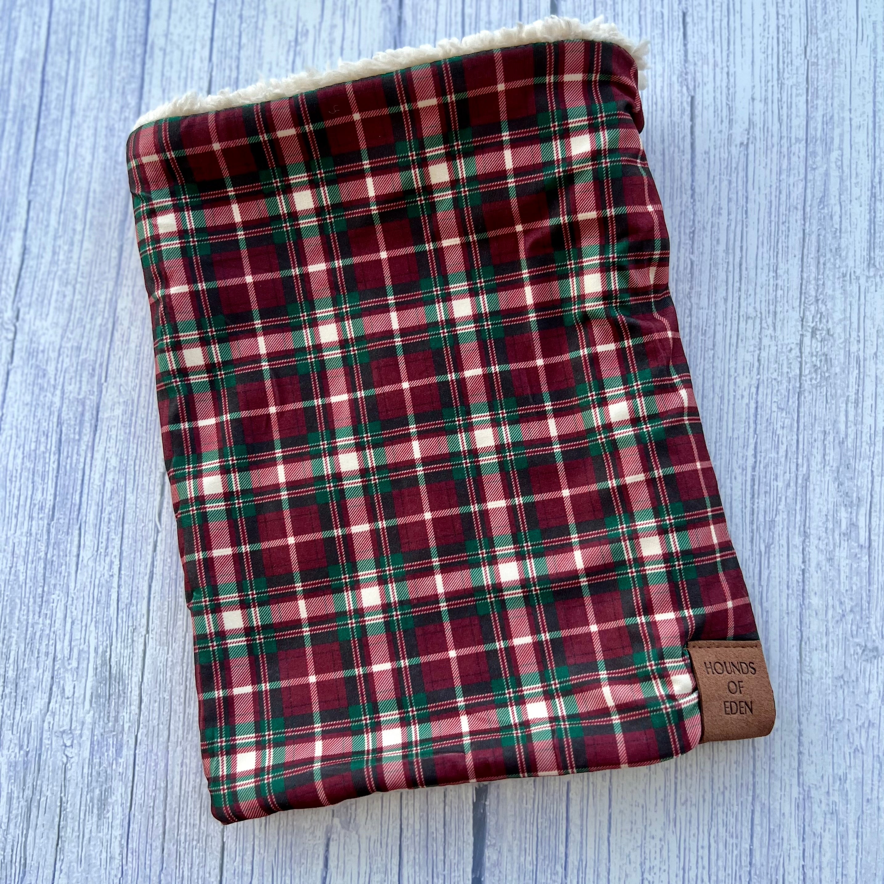 Tartan Me Up - Red & Cream Tartan Dog Snood