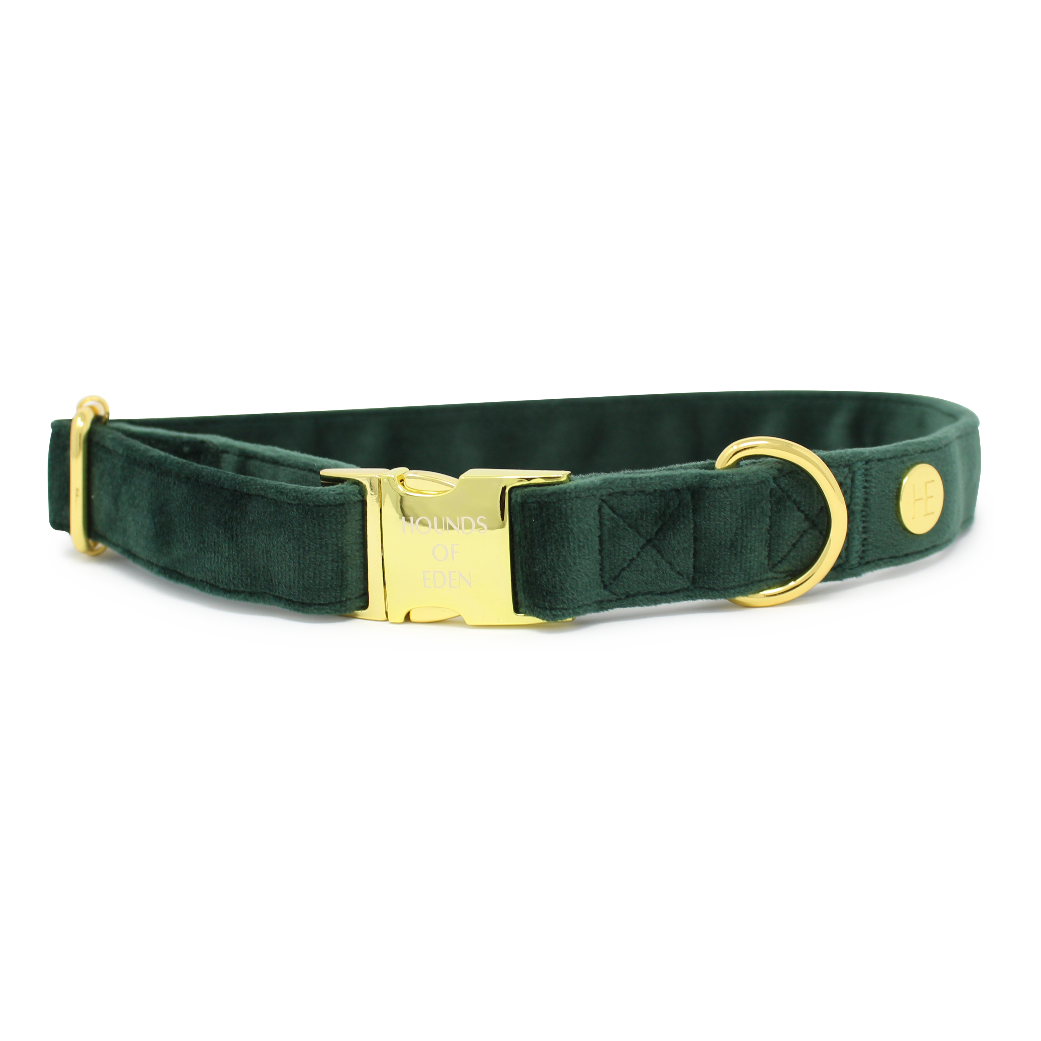 Olive Green Velvet Harness