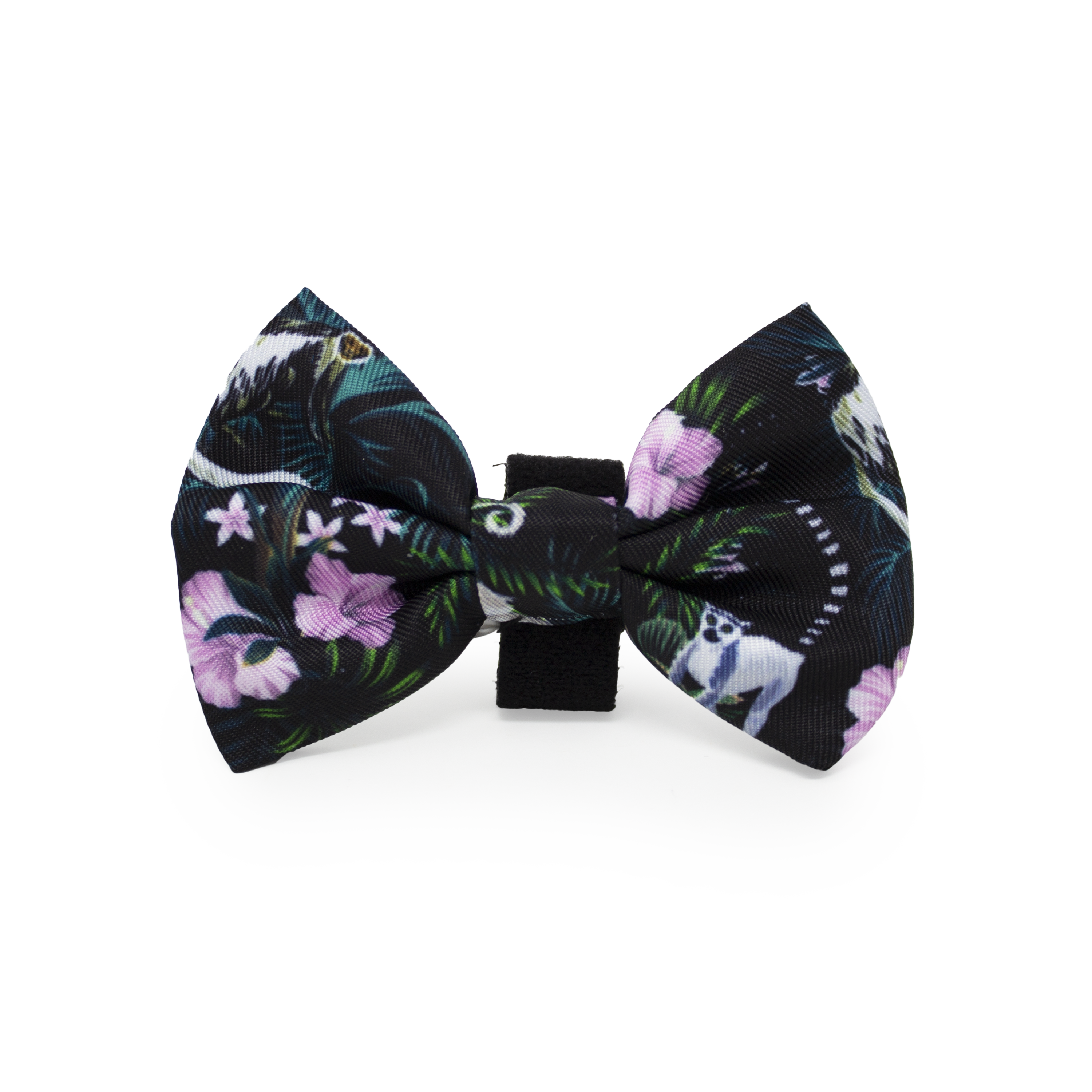 Midnight Madagascar Design Dog Bow Tie