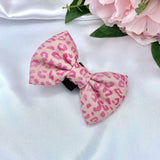 Cute bow tie dog collar with Velcro fastening