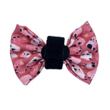 Cute bow tie dog collar with Velcro fastening